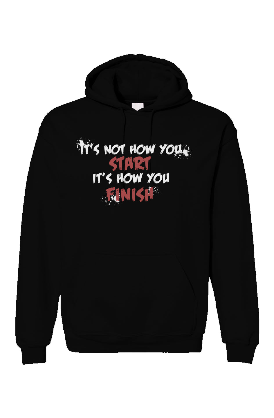 The Come Up - Hoodie Collection - How You Finish - Black