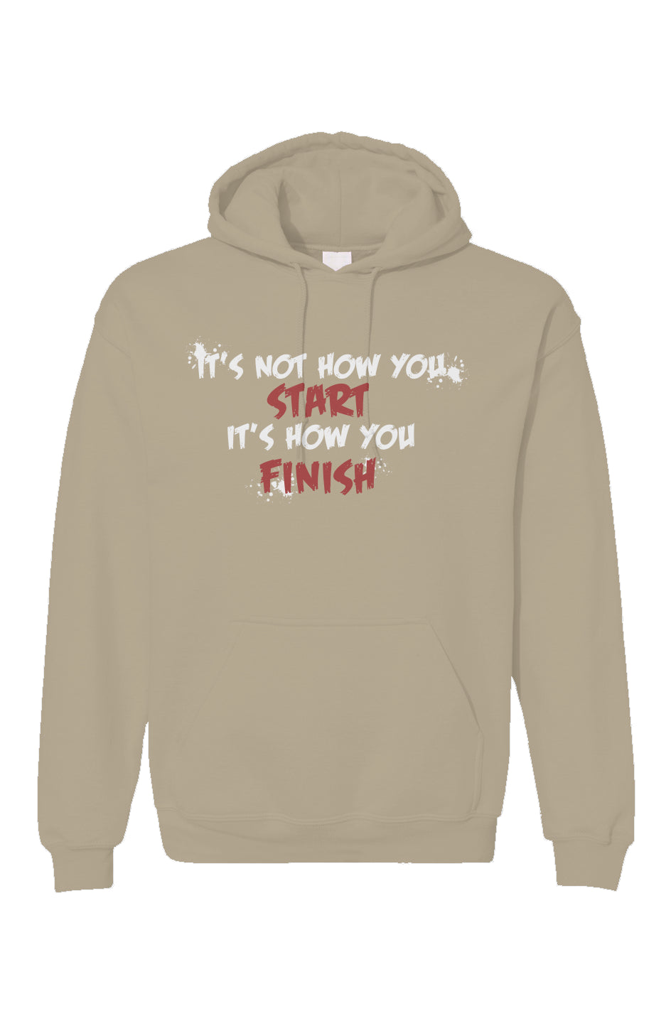 The Come Up - Hoodie Collection - How You Finish - Sand